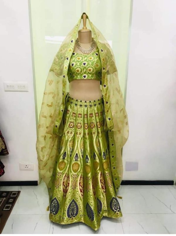 Green Lehenga