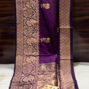 Pure silk katan handloom kaduwa saree 10