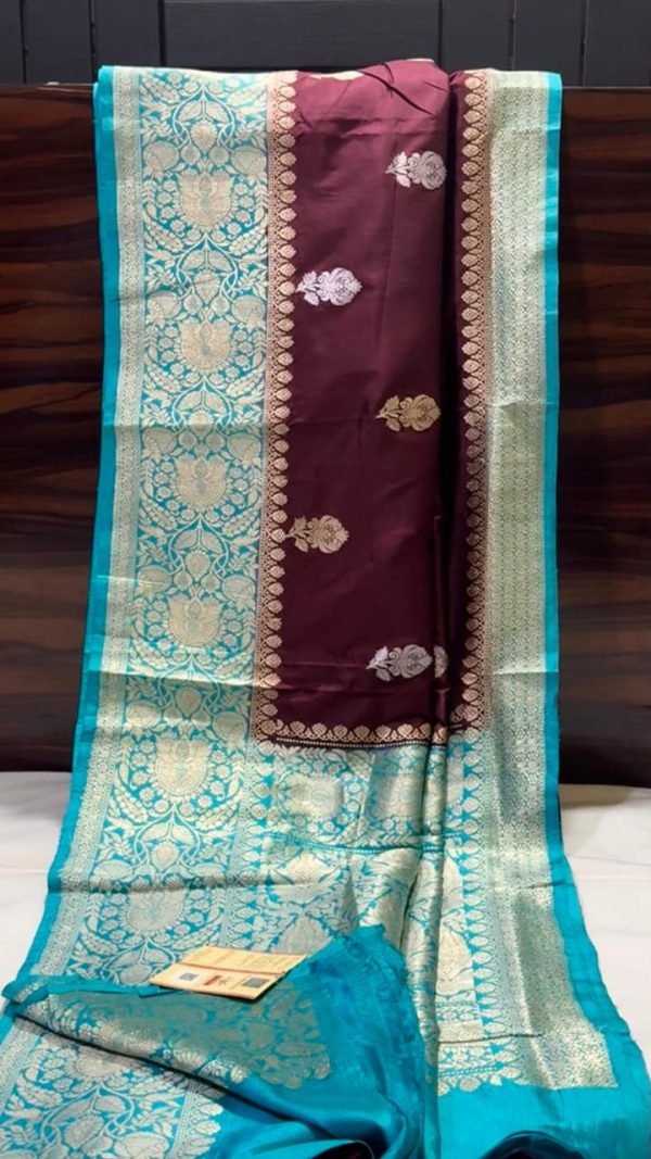 Pure silk katan handloom kaduwa saree 11