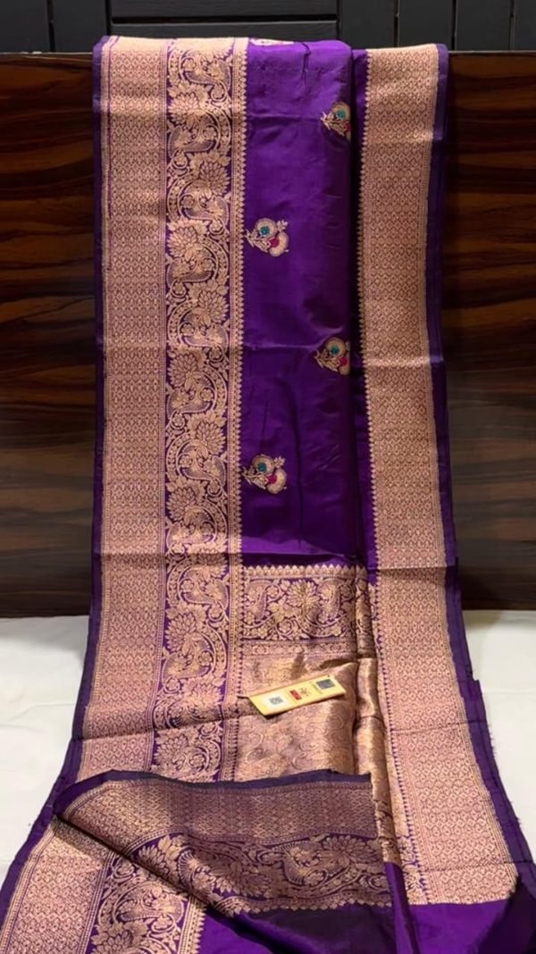 Pure silk katan handloom kaduwa saree 13