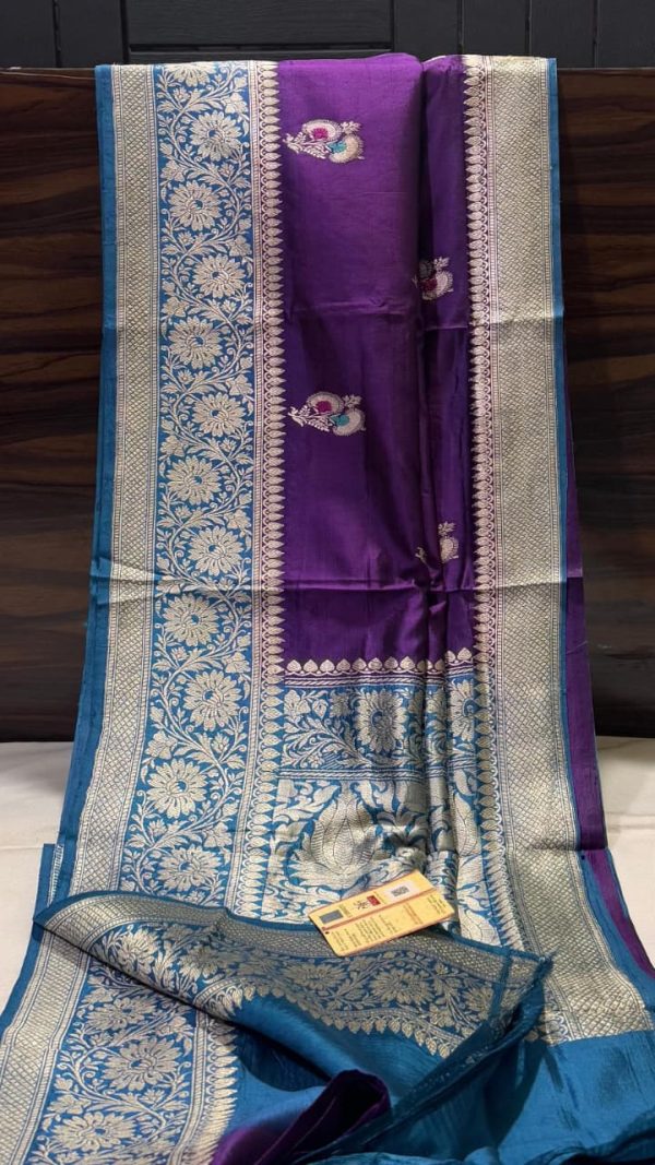 Pure silk katan handloom kaduwa saree 14