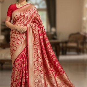 Pure katan hand wooven banarashee