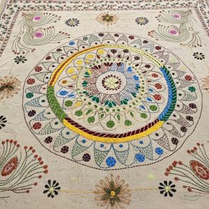 Hand woven naksi kantha (Double Bed) 011