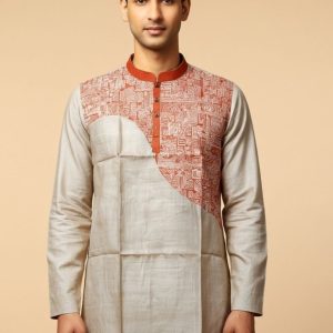 Pure Tussar Panjabi 2 11