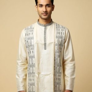 Pure Tussar Panjabi 2 12