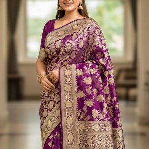 Pure katan hand wooven banarashee 2