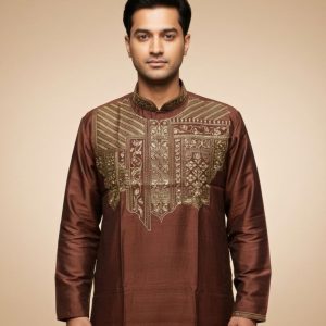 Pure Tussar Panjabi 28