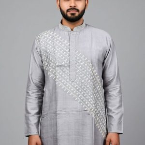 Pure Tussar Panjabi 2 3