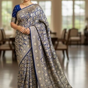 Pure katan hand wooven banarashee 3