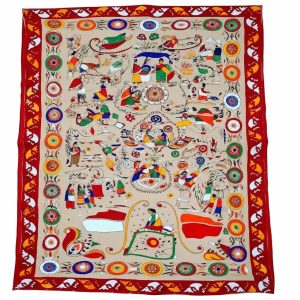 Hand woven naksi kantha (Double Bed) 04