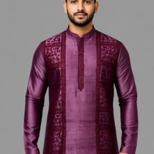 Pure Tussar Panjabi4