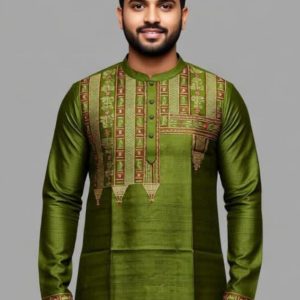 Pure Tussar Panjabi 5