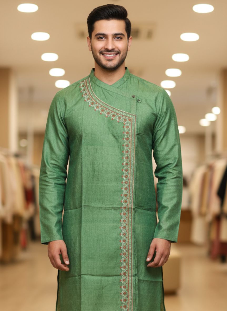 Pure Tussar Panjabi 2 6