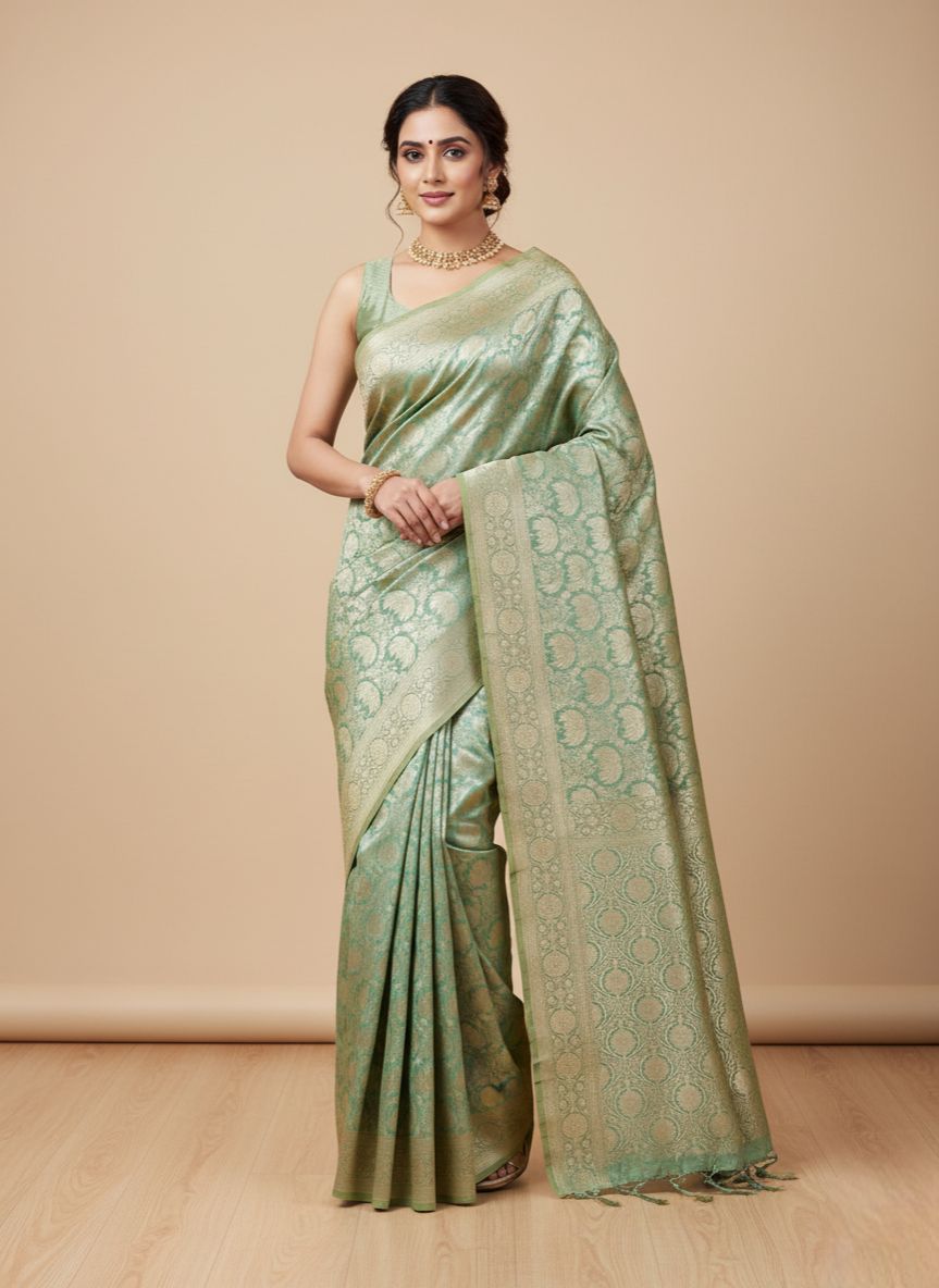 Pure katan hand wooven banarashee 7