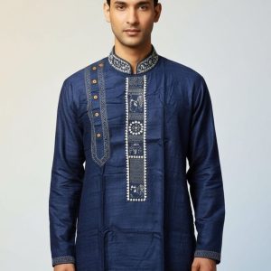 Pure Tussar Panjabi 2 8