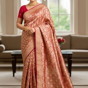 Pure katan hand wooven banarashee 8