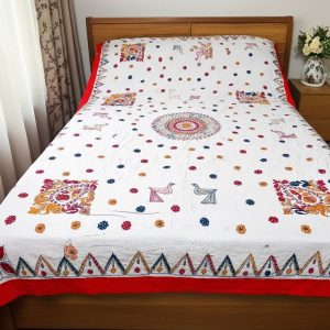 Hand woven naksi kantha (Double Bed) 09
